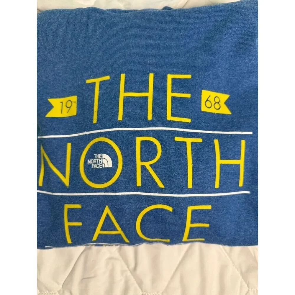 The North Face Hoodie Mens Small Blue Never Stop Exploring Pullover Pockets Fab?